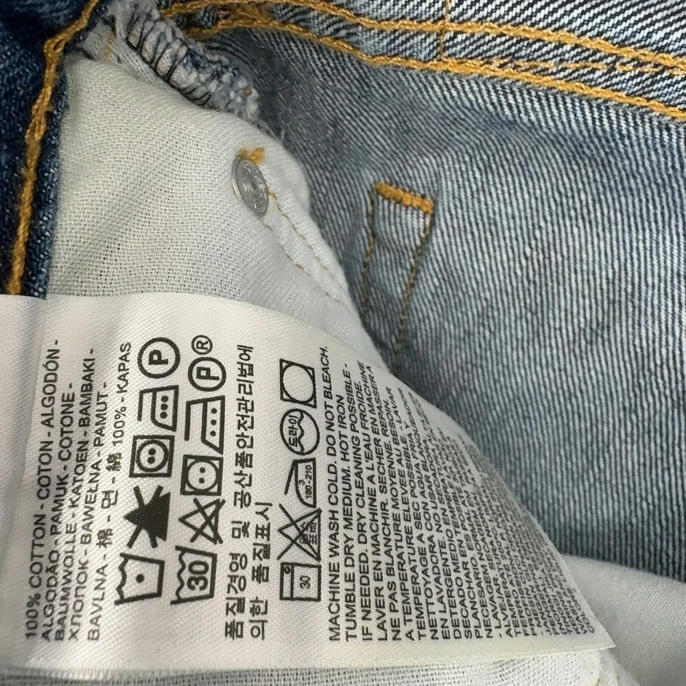 Levis 550 Jeans Mens 43x34 Blue Cotton Relaxed Fit Denim Streetwear‎ Casual